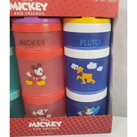 Whiskware Snack Containers Disney 3 pack BPA and Phthalate-free Dishwasher Safe - Picture 6 of 16